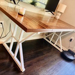 Professional Office Desk - Walker Edison 71x32in Modern Industrial Desk