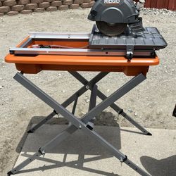 RIDGID Saw Wet Tile.