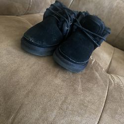 Black UGG boots for kids