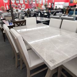 Marble top dinette set