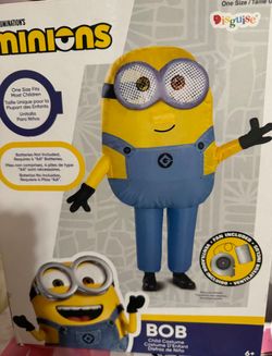 Inflatable minions costume, kids