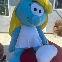 Kids Smurf Caracter Soft Plush Toy Pretty Girl 