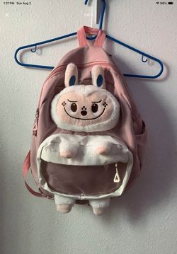 Labubu cute kids’ plush backpack