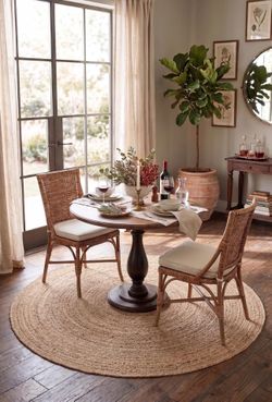 L.R. Resources-4Ft Round Jute Rug