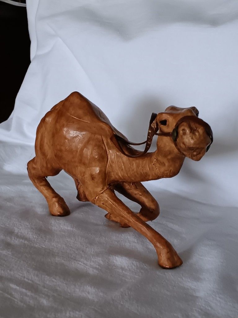 Vintage Leather Wrapped Camel  8x4