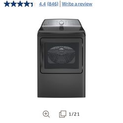 ge dryer black