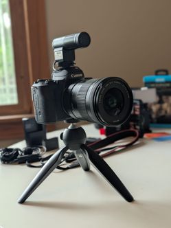 Canon EOS M50 +  Canon EFS 10-18mm lens+ many accessories