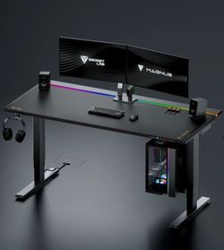 Secretlab Magnus Pro XL Full Metal Sit-to-Stand Desk plus accessories