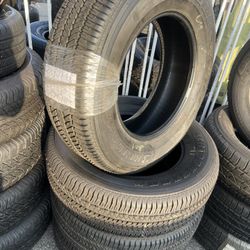 255/70/18 Bridgestone (4) Semi New Tires Mount & Balance // Set De 4 Llantas Bridgestone Semi Nuevas Instaladas Y Balanceadas