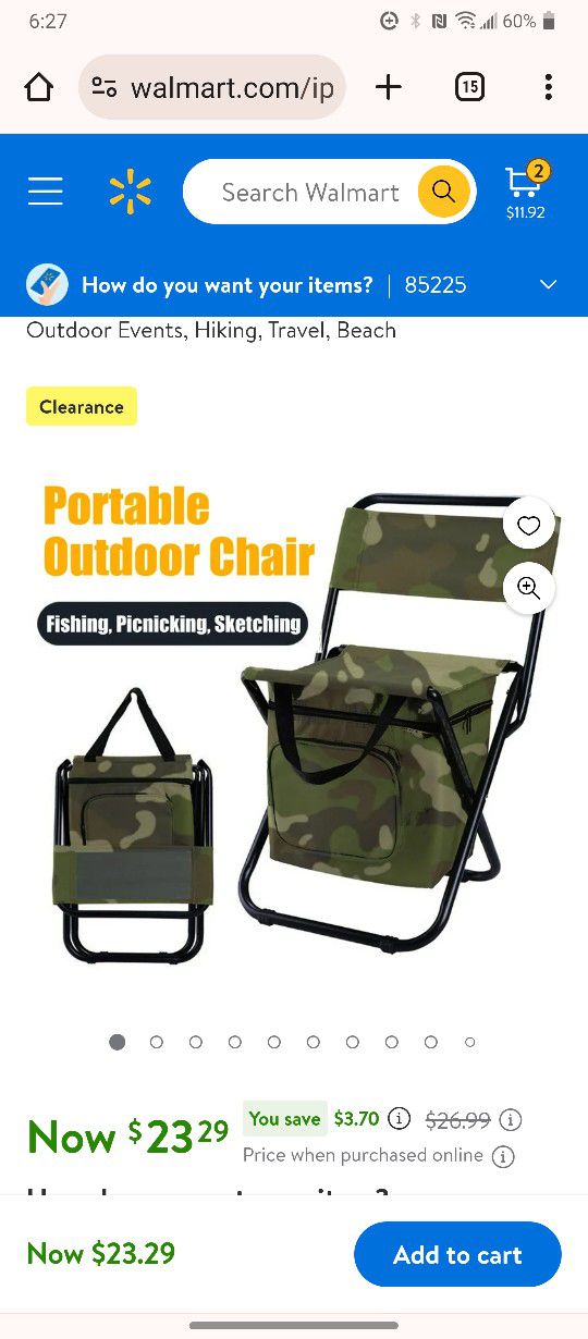 Folding Chair + Beverage Belt