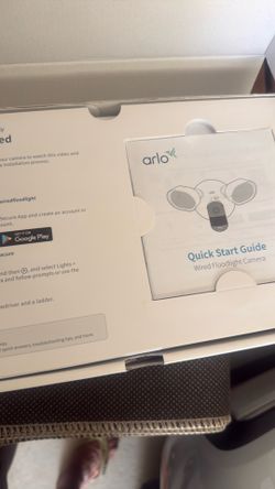 Arlo wired floodlight Camera