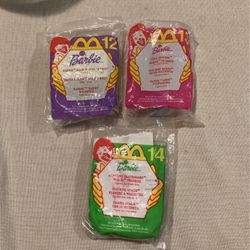 Antique Barbie McDonalds Toys