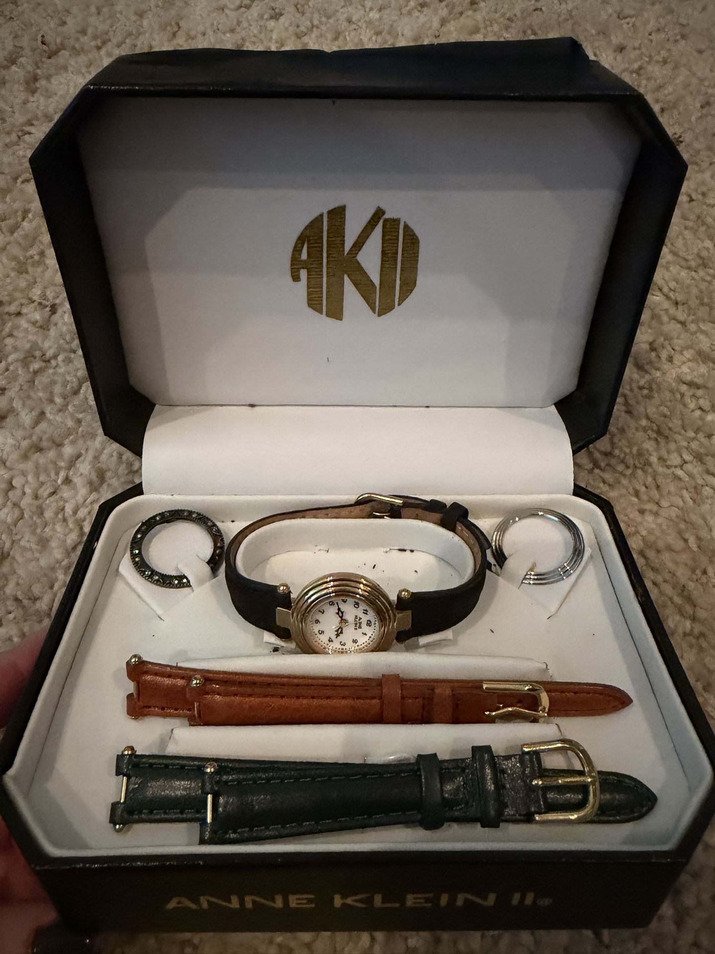 Anne Klein II Women’s Watch Set – Interchangeable Bands