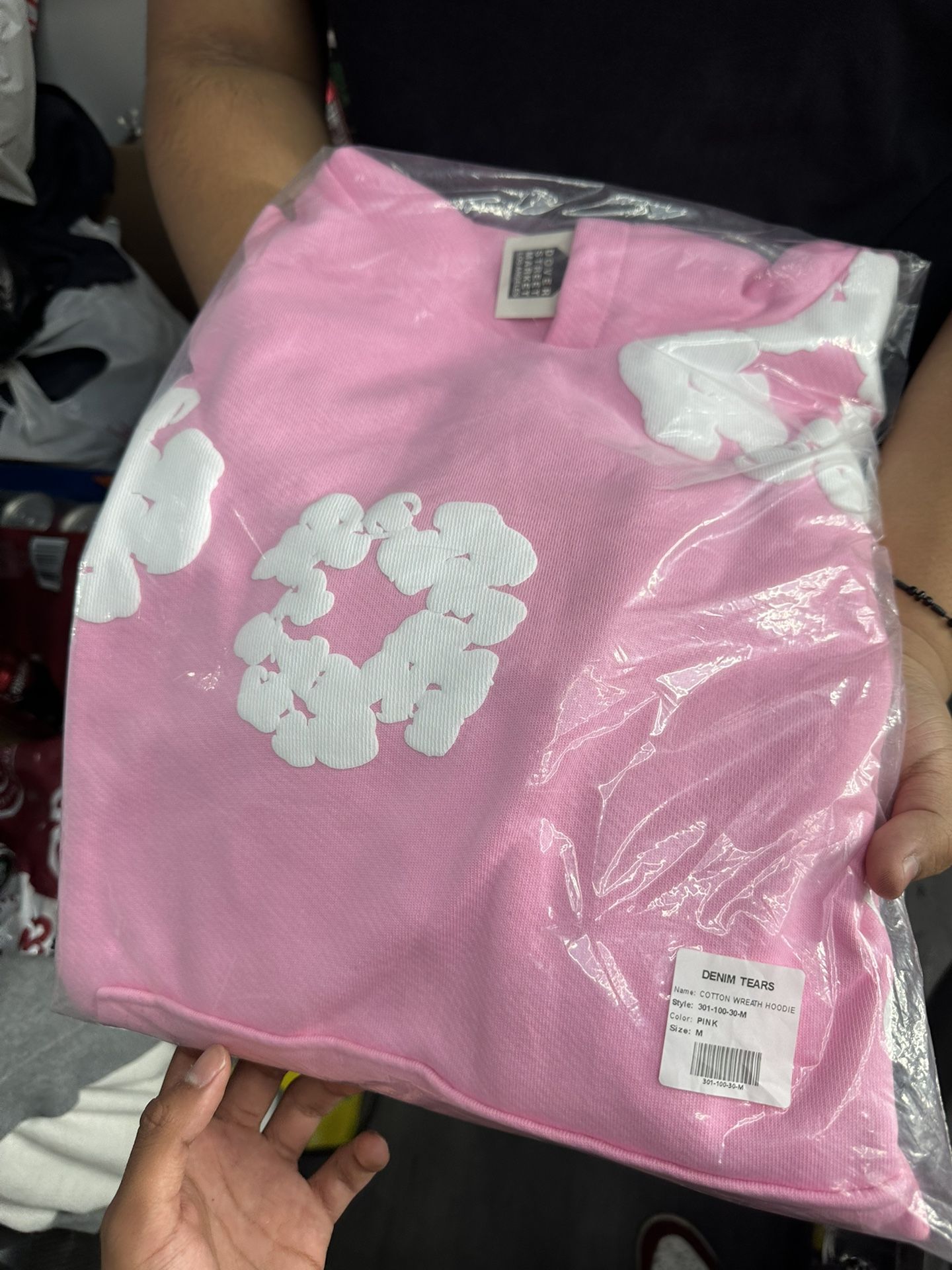 Pink Denim Tears Hoodie