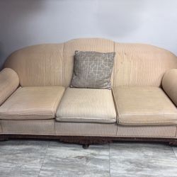 Old Fashioned 3 Seater Sofa
