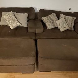 2 couches with ottomans (both for sell, preferably together)
