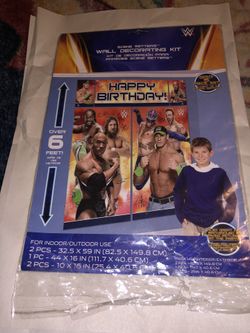 WWE Scene Wall Setter For Birthday Parties