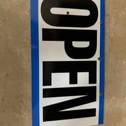 Open/Closed Will Return Time Sign Display