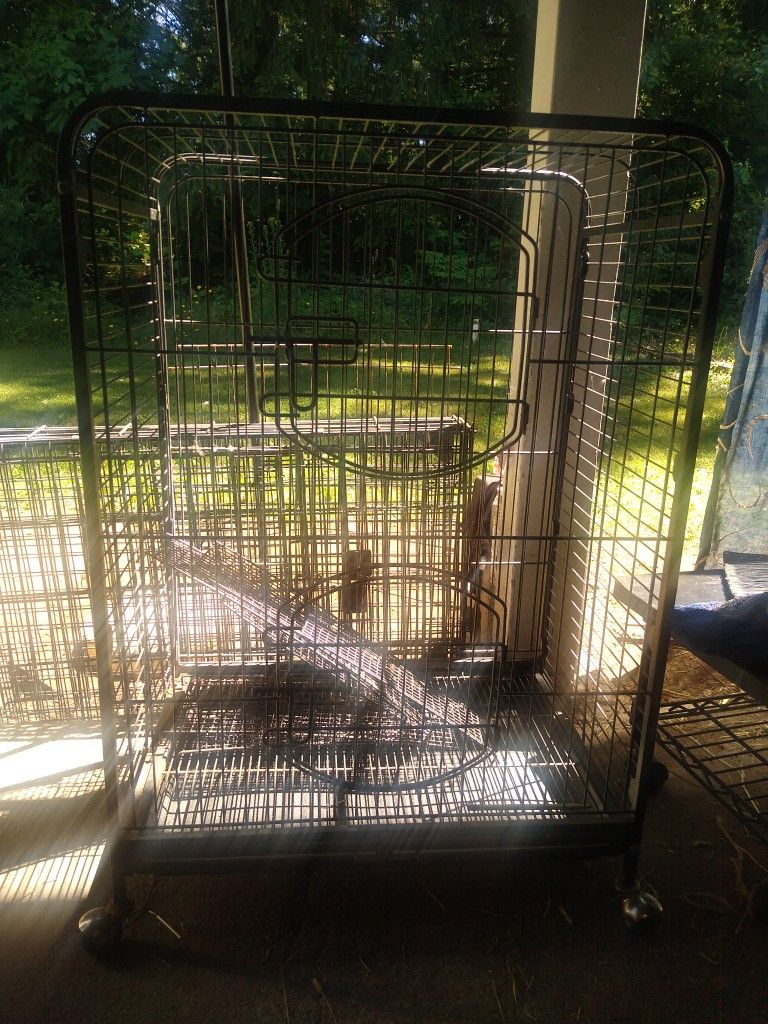 Tri-level Bird Cage