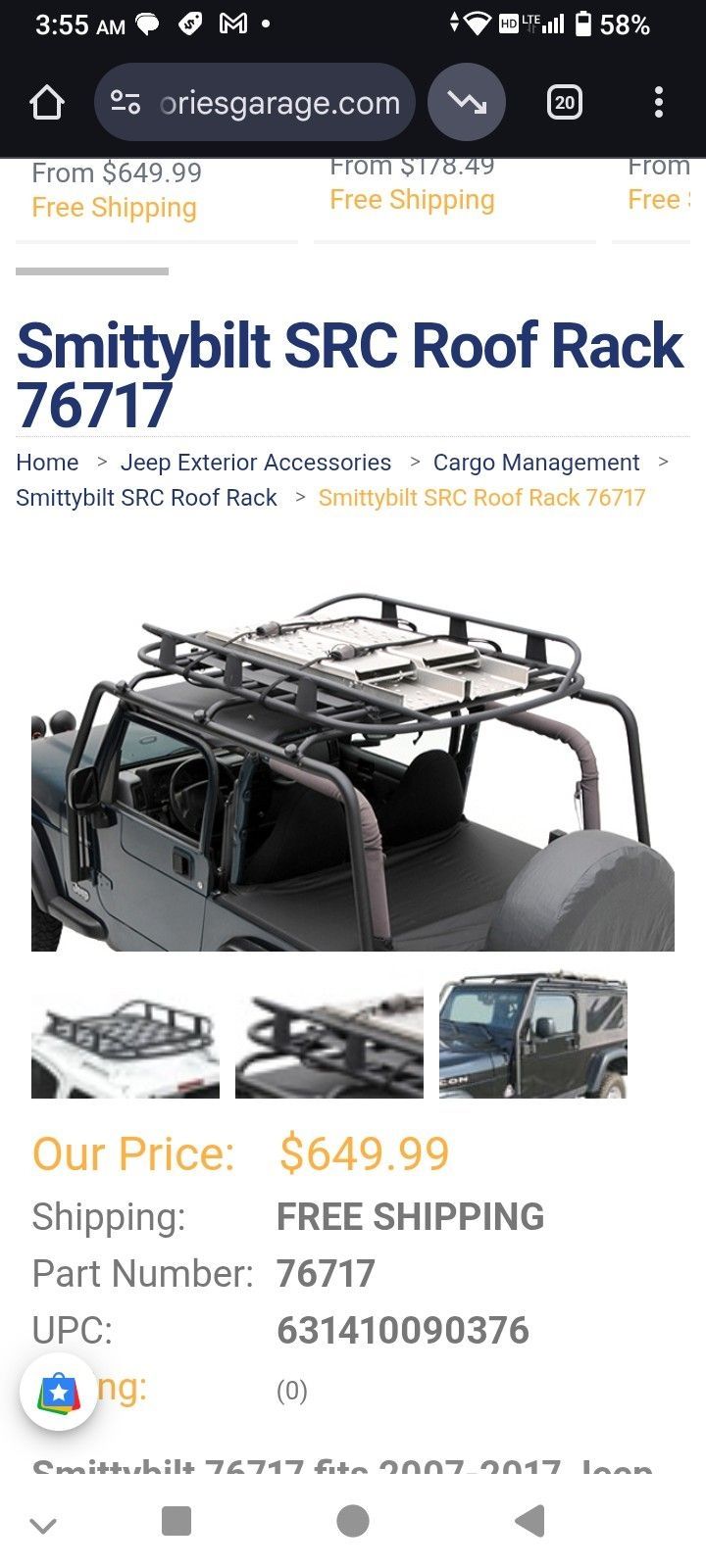 Wrangler Roof Rack And Basket , Excellent Condition , Would Like $165 Obo  OR PC TOWER MINUS GPU ... FOR TRADE 