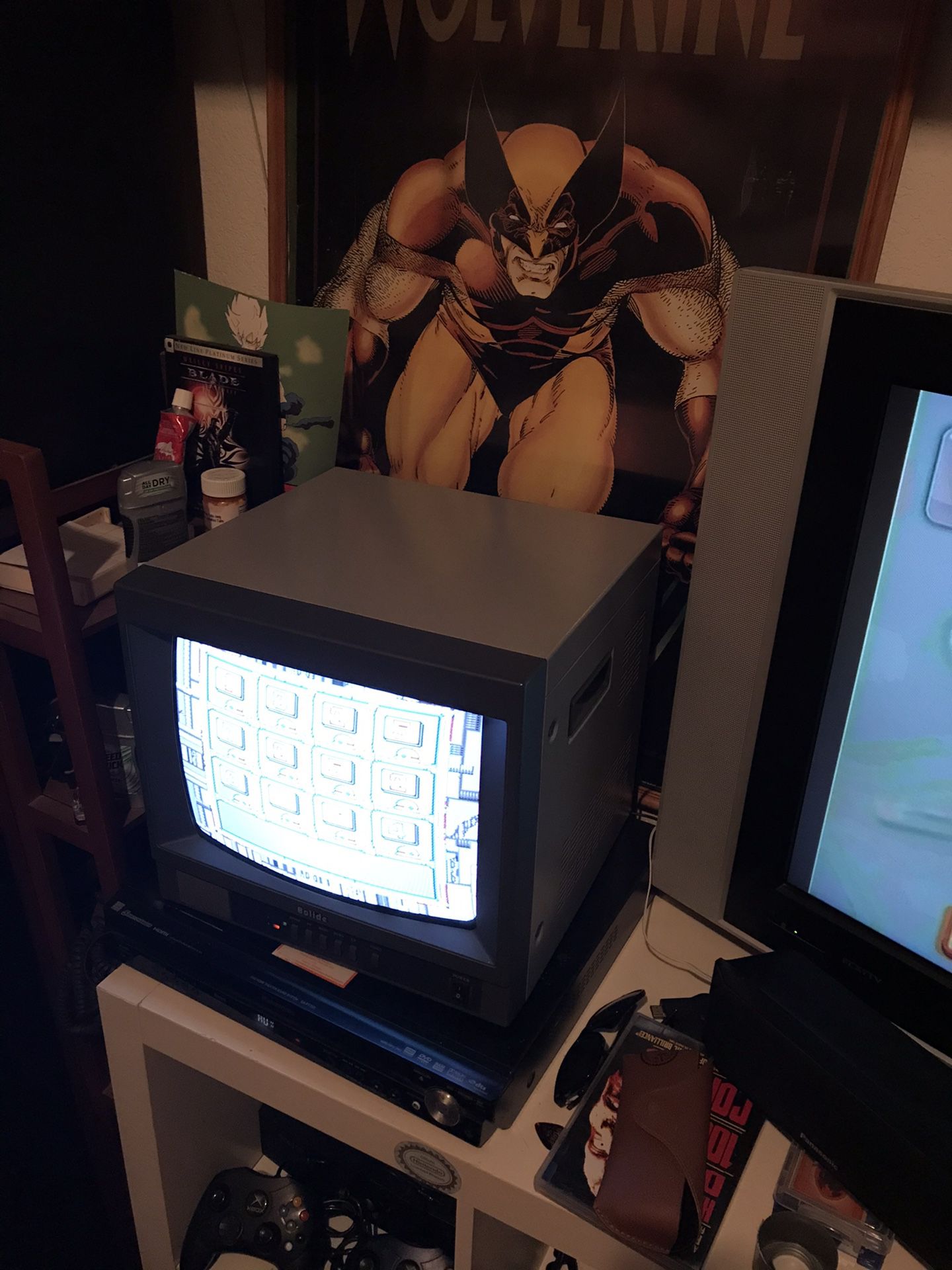 Nice crt monitor gaming ! Snes Super bolide