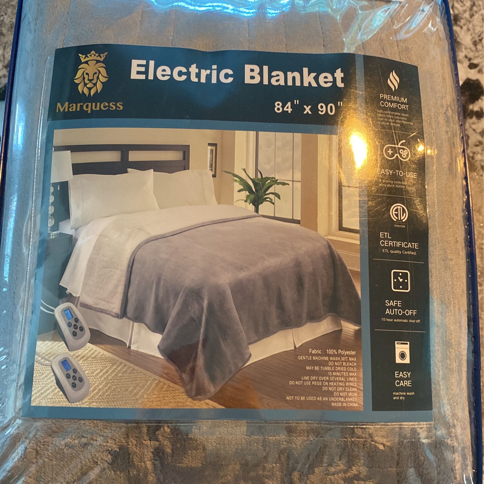 Brand new, unopened queen size electric blanket. 