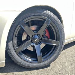Dodge Hellraiser Matte Black Wheels & Tires Package Deal, FINANCE AVAILABLE