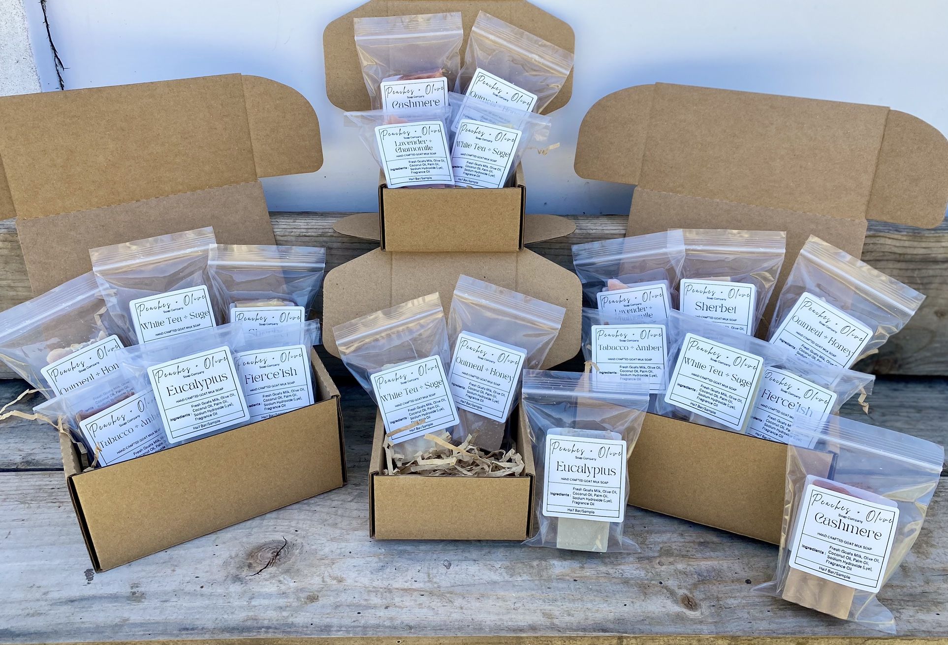 Fresh Goats Milk Soap Half Bar/Sample