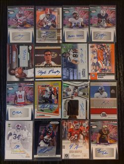 36 Card Rookie Autograph Cards Lot - $42