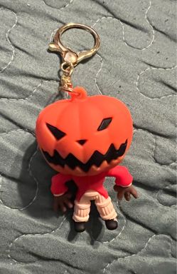 The pumpkin king keychain