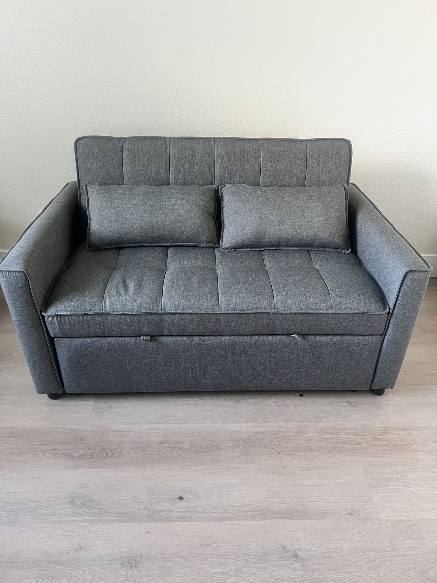 Grey twin Sofa/sleeper