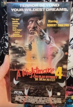 A nightmare on elm Street 4 VHS