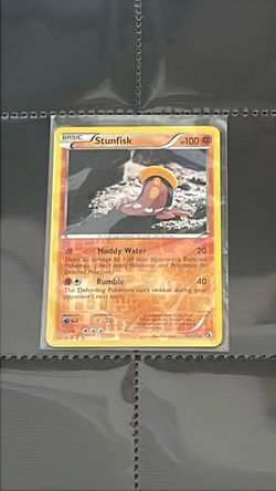 NM Reverses Holo Stunfisk 83/113 2013 Card