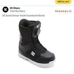 DC Scout Unisex Youth Snowboard Boots