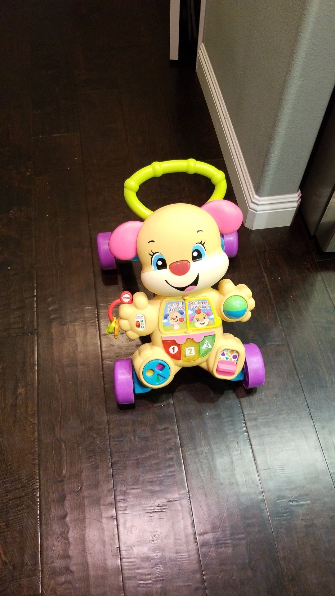 Walking toy for toddler, used once. Battery never been used