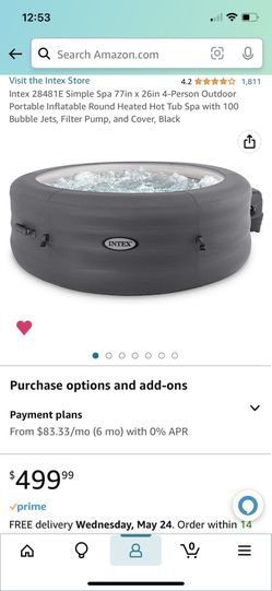 Intex Hot tub Inflatable With Accessories 