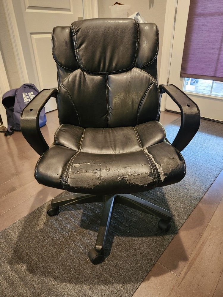 New But Peeling Desk Chairs Computer Task Chair You Use A Cover