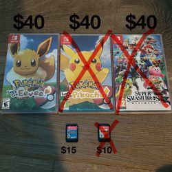 Nintendo Switch Games (Prices In description)