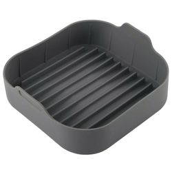 Square Silicone Air Fryer Liner $9 - New/ Gray