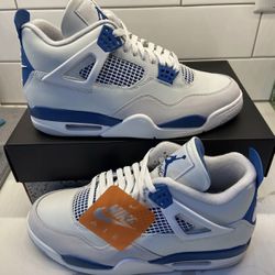 Brand New Air Jordan 4 Military Blue Size 11 DS Industrial Blue