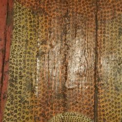 Antique Tabitan tiger door