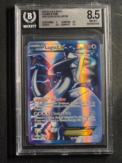 BGS 8.5 Lugia EX Team Plasma Full Art 134/135 Plasma Storm Holo Pokemon