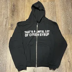 ALOCS Zip Up Hoodie Size Small