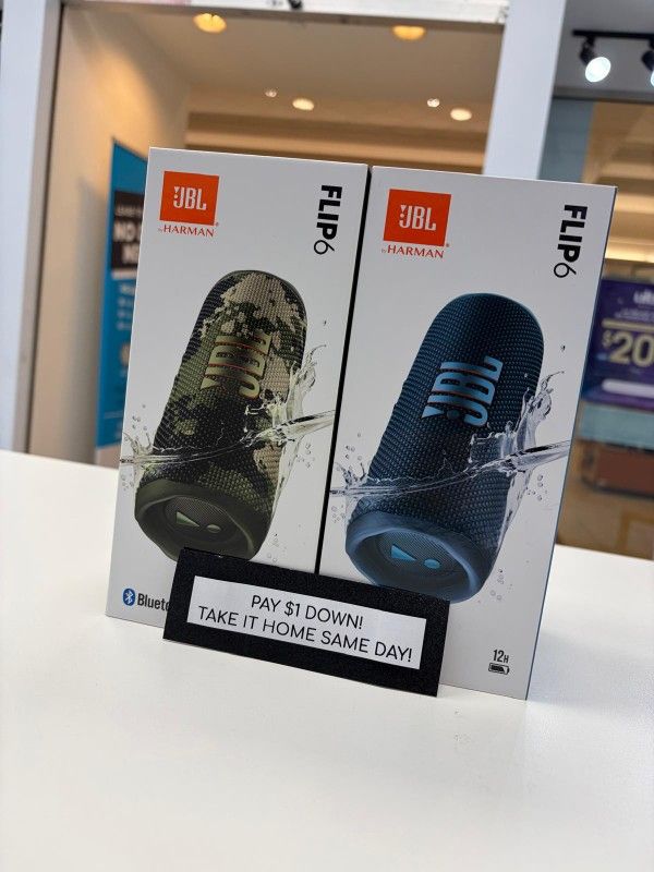 JBL Flip 6 Portable Bluetooth Speaker ✨ Buy it in full or Pay $5 today and the rest later!