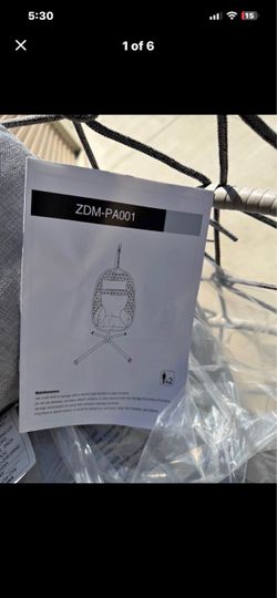 ZDM-PA001 Hanging Egg Chair with Stand