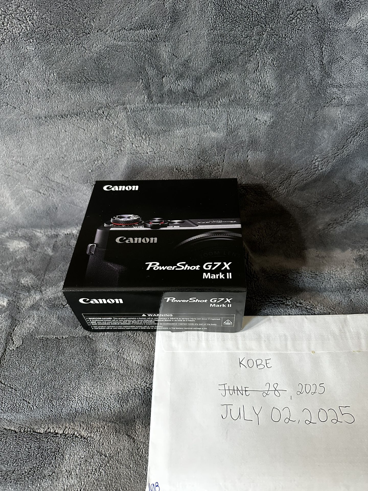Brand New - Canon PowerShot G7 X Mark II 20.1MP Compact Camera - Black