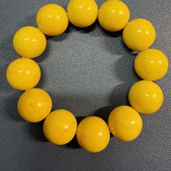 Beeswax Amber Bracelet (Top Grand)