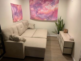 Small couch with storage