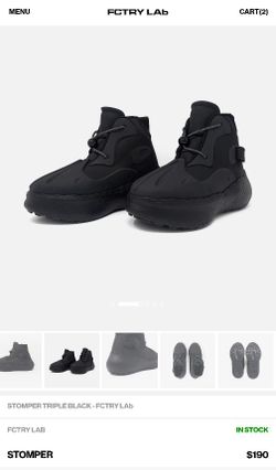 STOMPER TRIPLE BLACK - FCTRY LAb