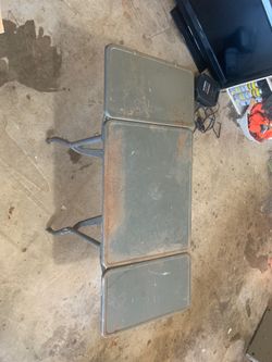 Antique Metal Type Writer Table-As Is